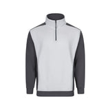 SWEAT BICOLORE DEMI-ZIP