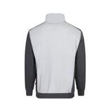 SWEAT BICOLORE DEMI-ZIP