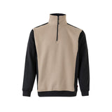 SWEAT BICOLORE DEMI-ZIP