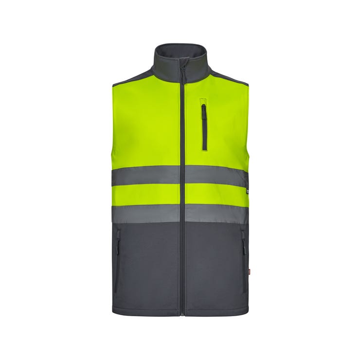 Gilet Softshell bi-colore HV